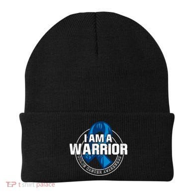 I Am A Warrior Colon Cancer Awareness Beanie