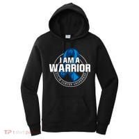 I Am A Warrior Colon Cancer Awareness Women's Hoodie thumb 0