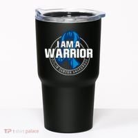I Am A Warrior Colon Cancer Awareness Tumbler thumb 0