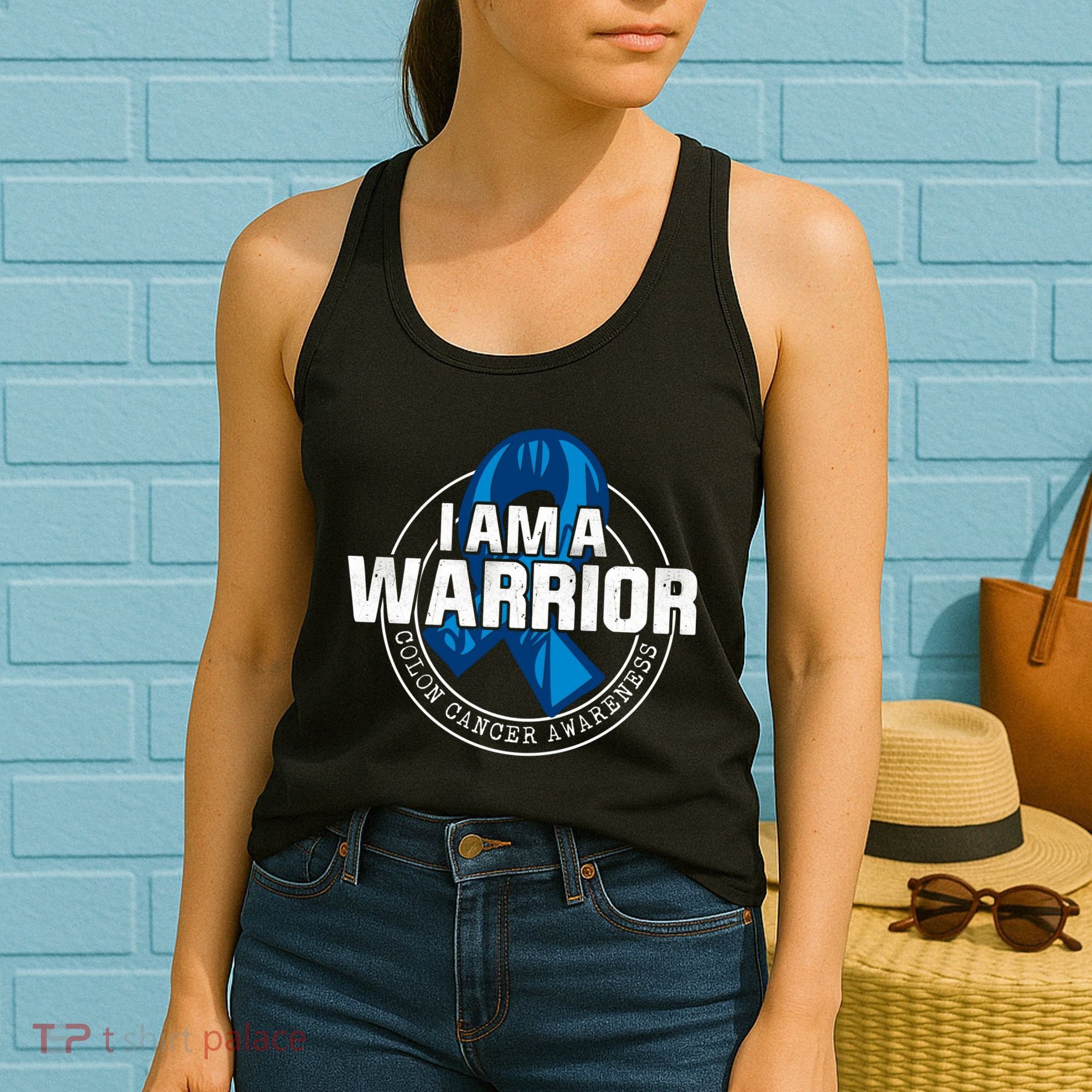 I Am A Warrior Colon Cancer Awareness Women's Tank Top