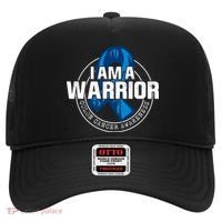 I Am A Warrior Colon Cancer Awareness Hat thumb 0