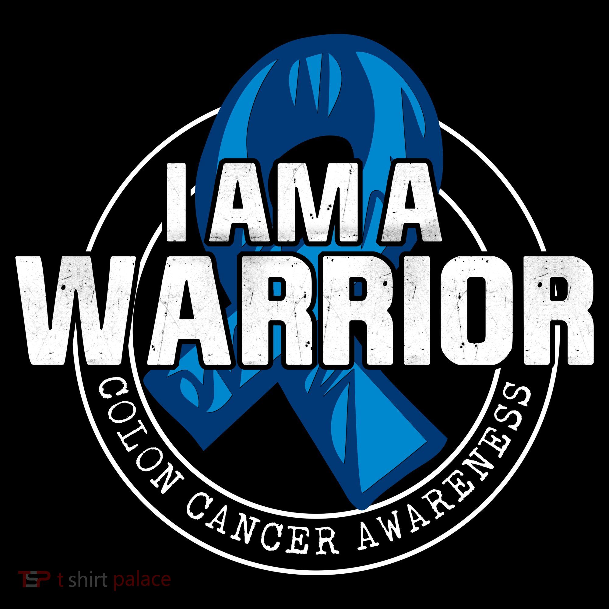 I Am A Warrior Colon Cancer Awareness Toddler Hoodie