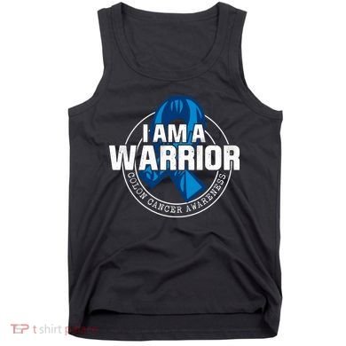 I Am A Warrior Colon Cancer Awareness Tank Top