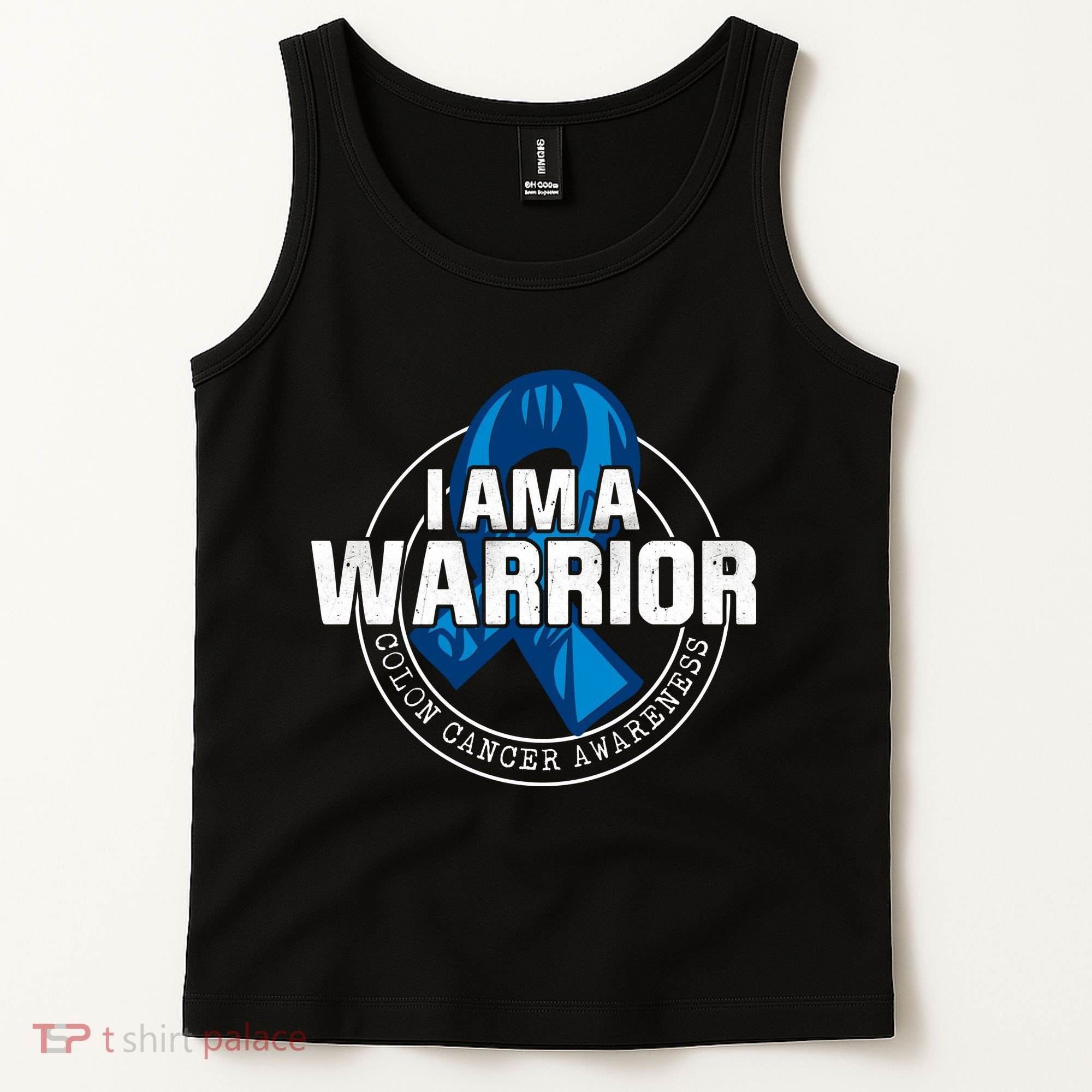 I Am A Warrior Colon Cancer Awareness Tank Top