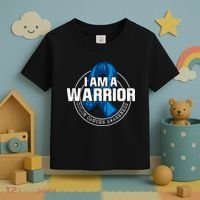I Am A Warrior Colon Cancer Awareness Toddler T-Shirt thumb 3