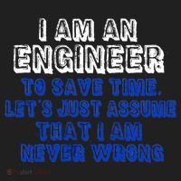 I Am An Engineer Save Time Never Wrong Tumbler thumb 3
