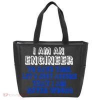 I Am An Engineer Save Time Never Wrong Tote Bag thumb 0