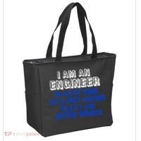I Am An Engineer Save Time Never Wrong Tote Bag thumb 2
