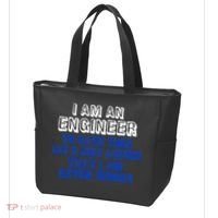 I Am An Engineer Save Time Never Wrong Tote Bag thumb 3
