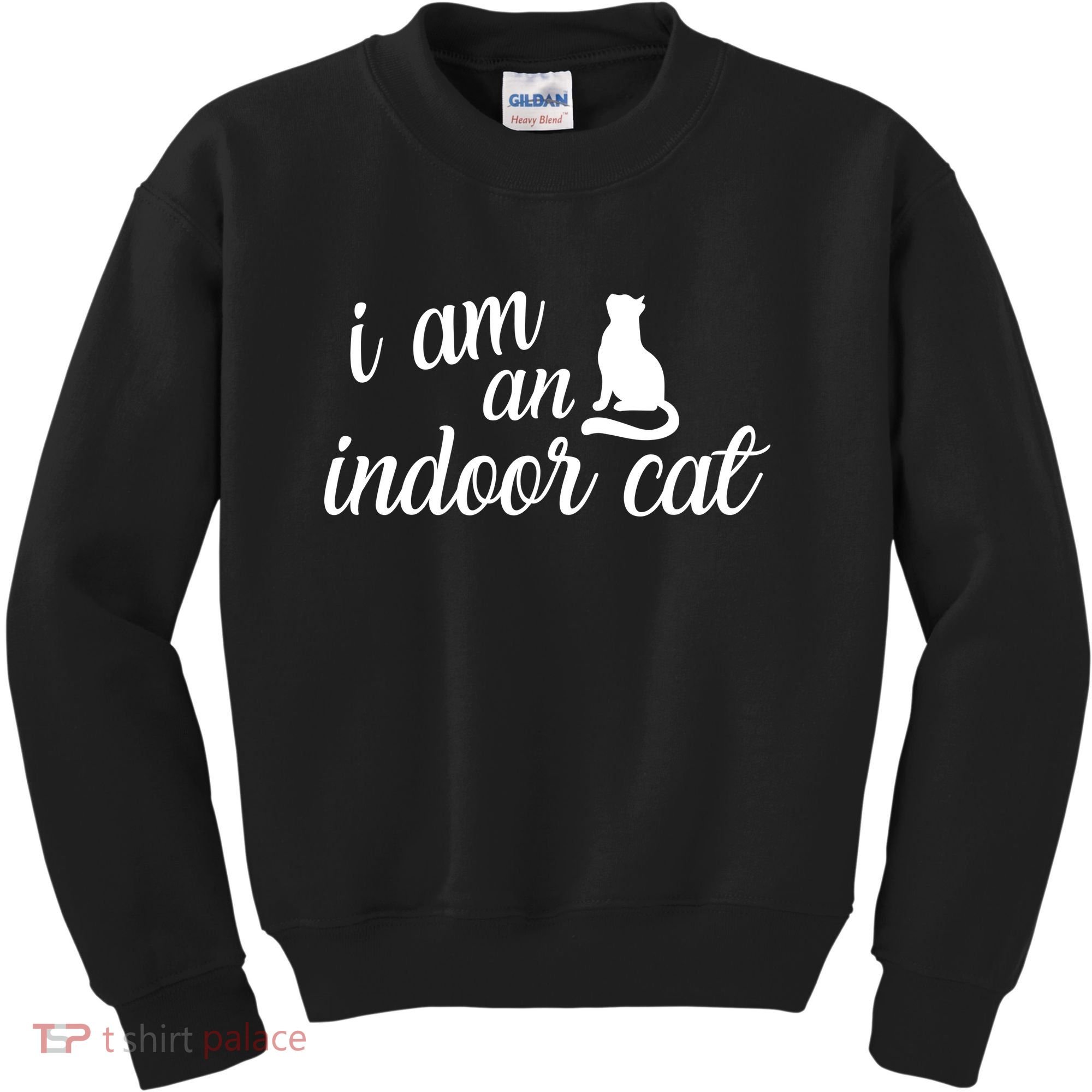 I Am An Indoor Cat Kids Sweatshirt