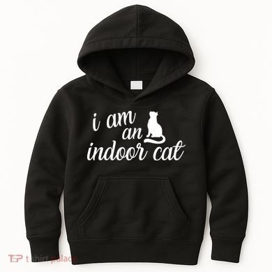 I Am An Indoor Cat Kids Hoodie