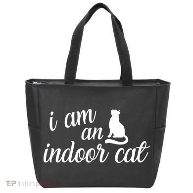 I Am An Indoor Cat Tote Bag
