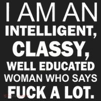I Am An Intelligent Classy Educated Beanie thumb 2