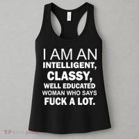 I Am An Intelligent Classy Educated Women's Tank Top thumb 3