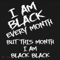 I Am Black Every Month But This Month I Am Black Black Women's Hoodie thumb 2