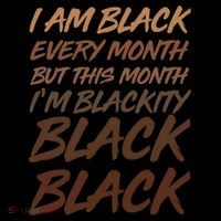 I Am Black Every Month But this Month I'm Blackity Black Black Coffee Mug thumb 5