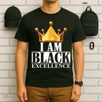 I Am Black Excellence T-Shirt thumb 6