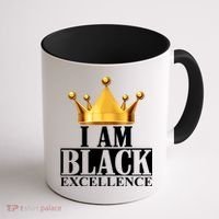 I Am Black Excellence Coffee Mug thumb 1