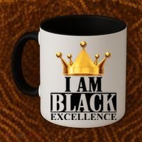 I Am Black Excellence Coffee Mug thumb 2