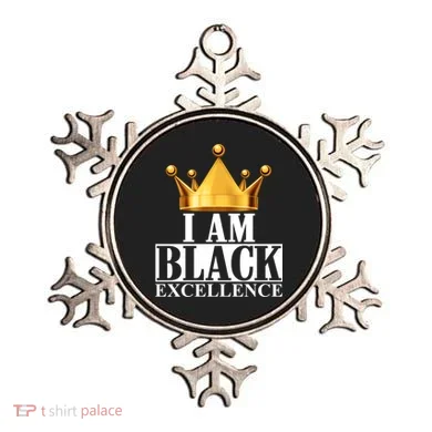 I Am Black Excellence Ornament