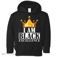 I Am Black Excellence Toddler Hoodie thumb 0