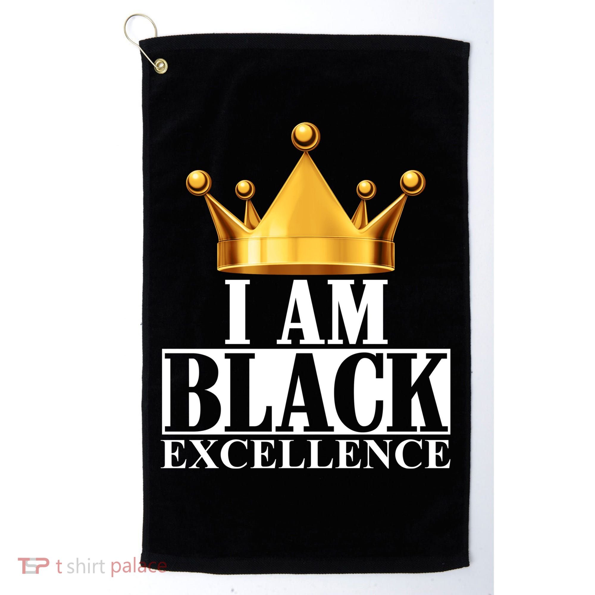 I Am Black Excellence Golf Towel