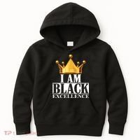 I Am Black Excellence Kids Hoodie thumb 0