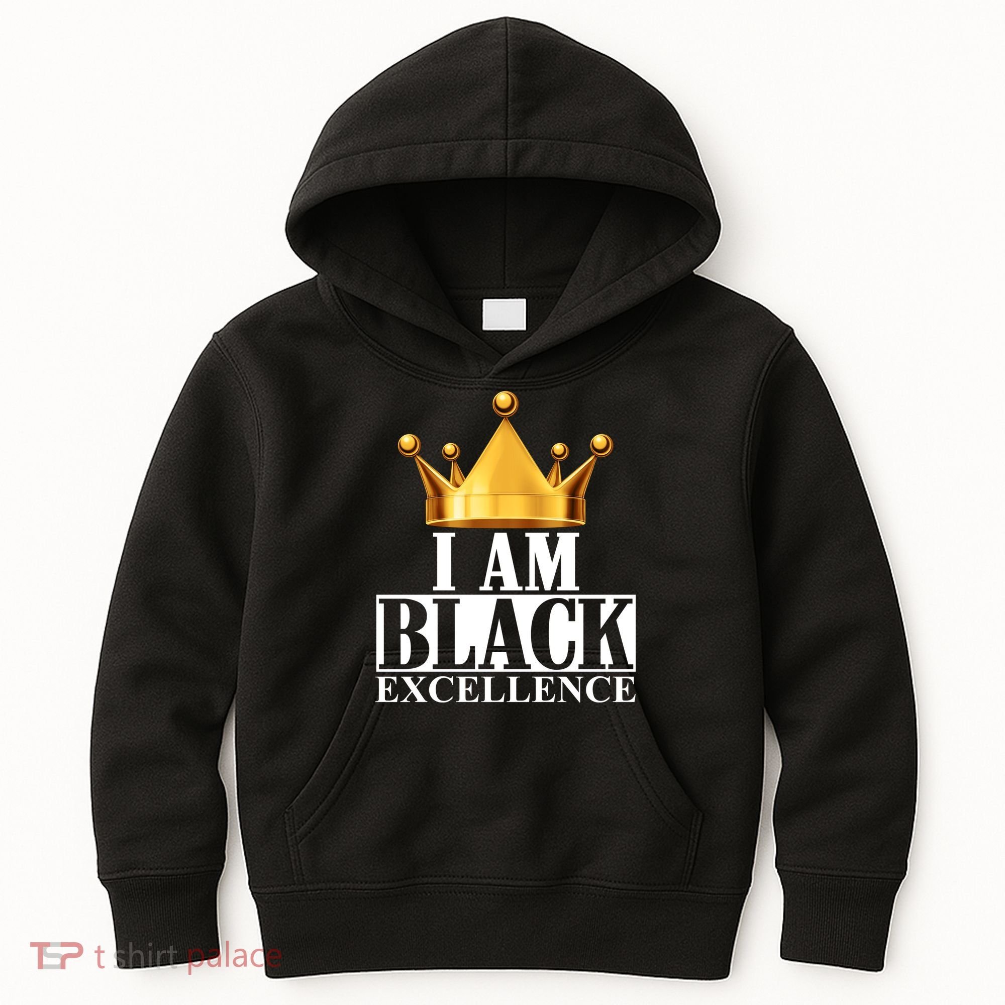 I Am Black Excellence Kids Hoodie