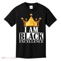 I Am Black Excellence Kids T-Shirt thumb 0