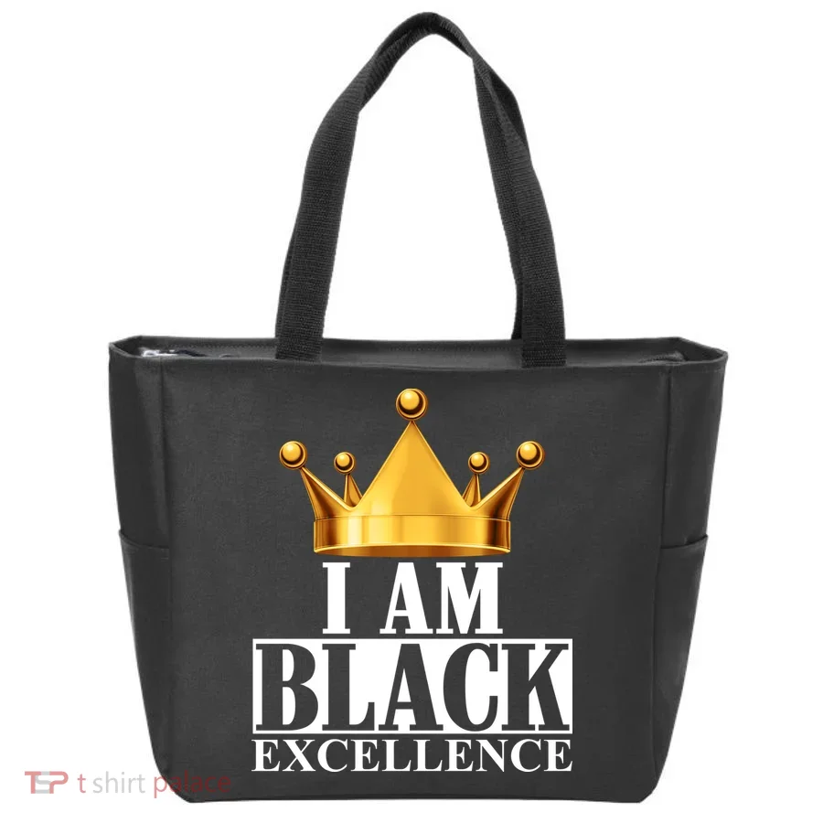 I Am Black Excellence Tote Bag