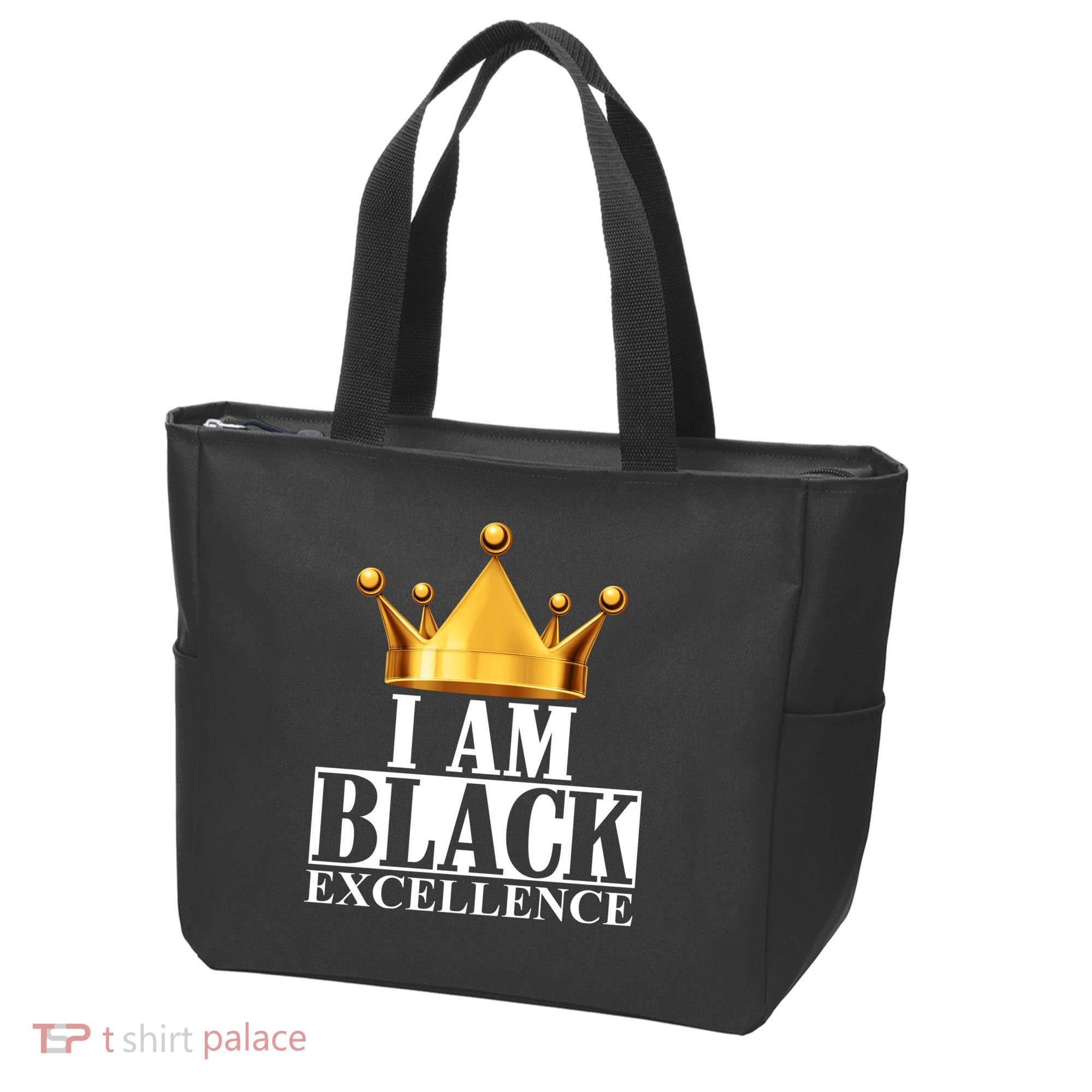 I Am Black Excellence Tote Bag
