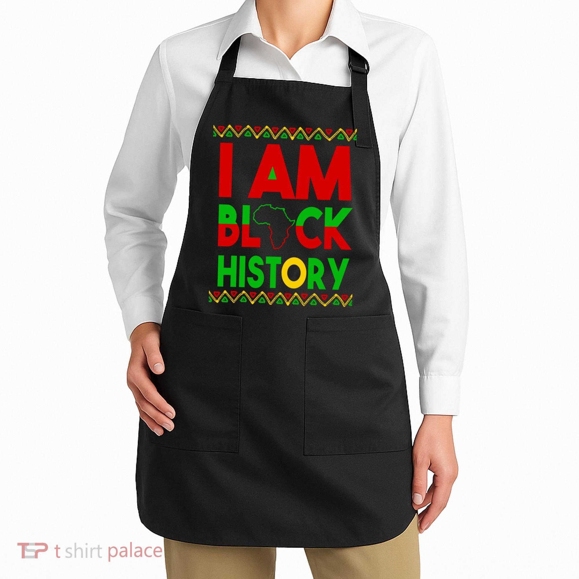 I Am Black History Apron