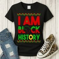 I Am Black History Women's T-Shirt thumb 3