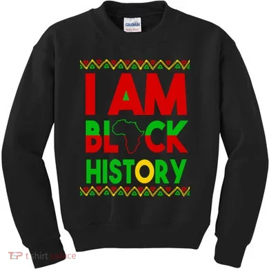 I Am Black History Kids Sweatshirt