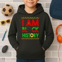 I Am Black History Kids Hoodie thumb 2