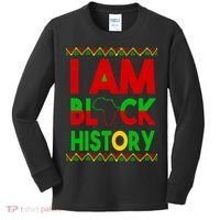 I Am Black History Kids Long Sleeve Shirt thumb 0