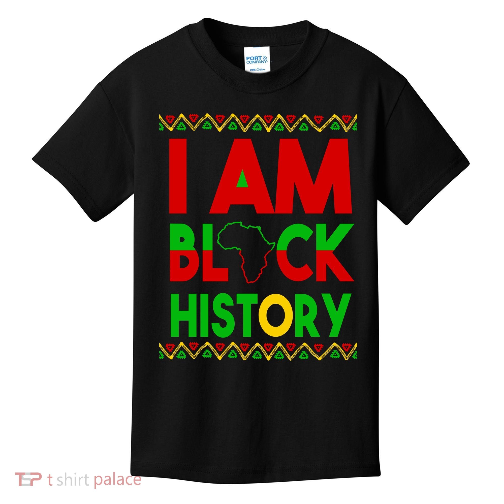 I Am Black History Kids T-Shirt