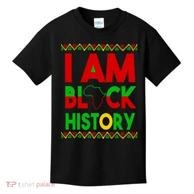 I Am Black History Kids T-Shirt