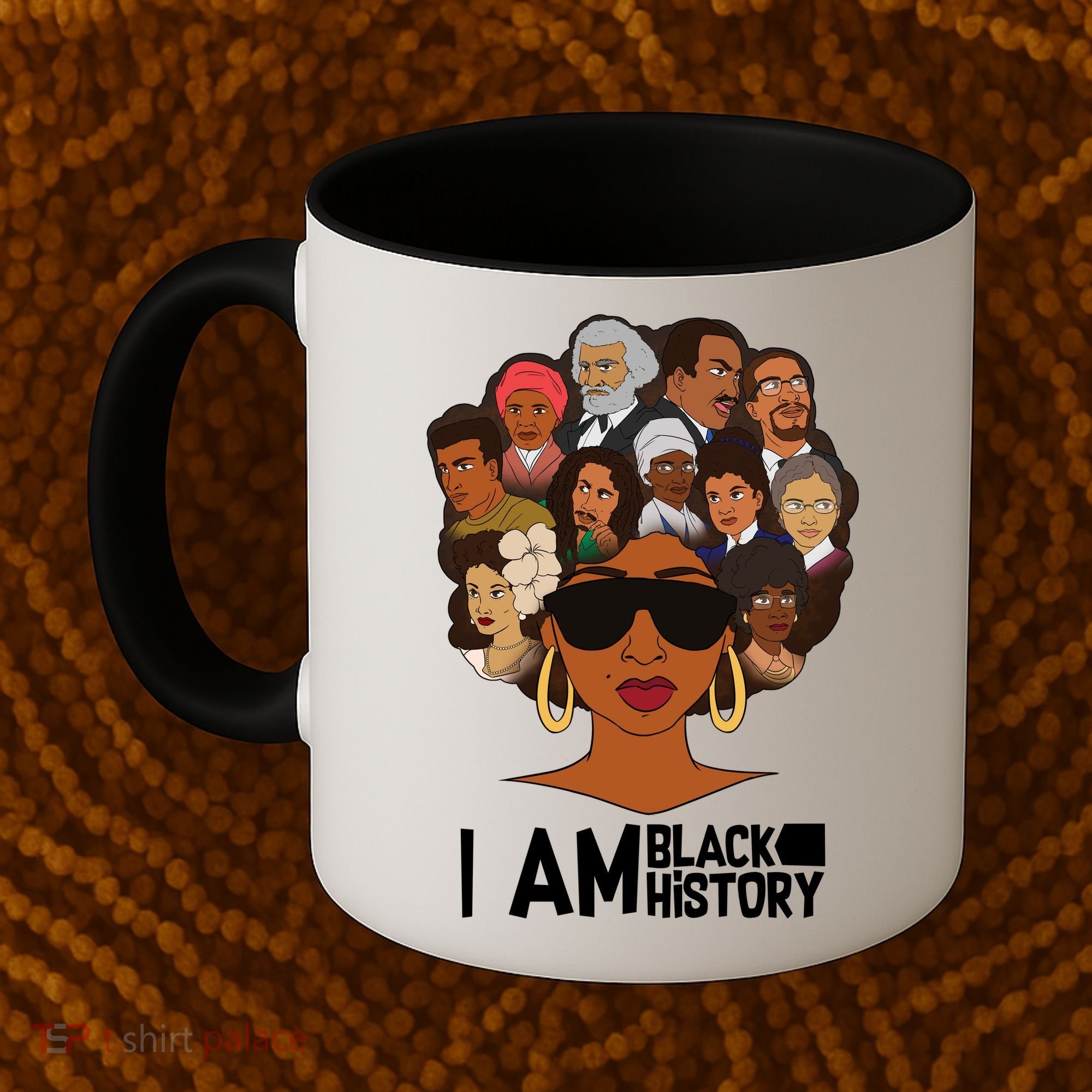 I Am Black History Love My Roots Coffee Mug