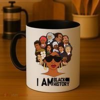 I Am Black History Love My Roots Coffee Mug thumb 4