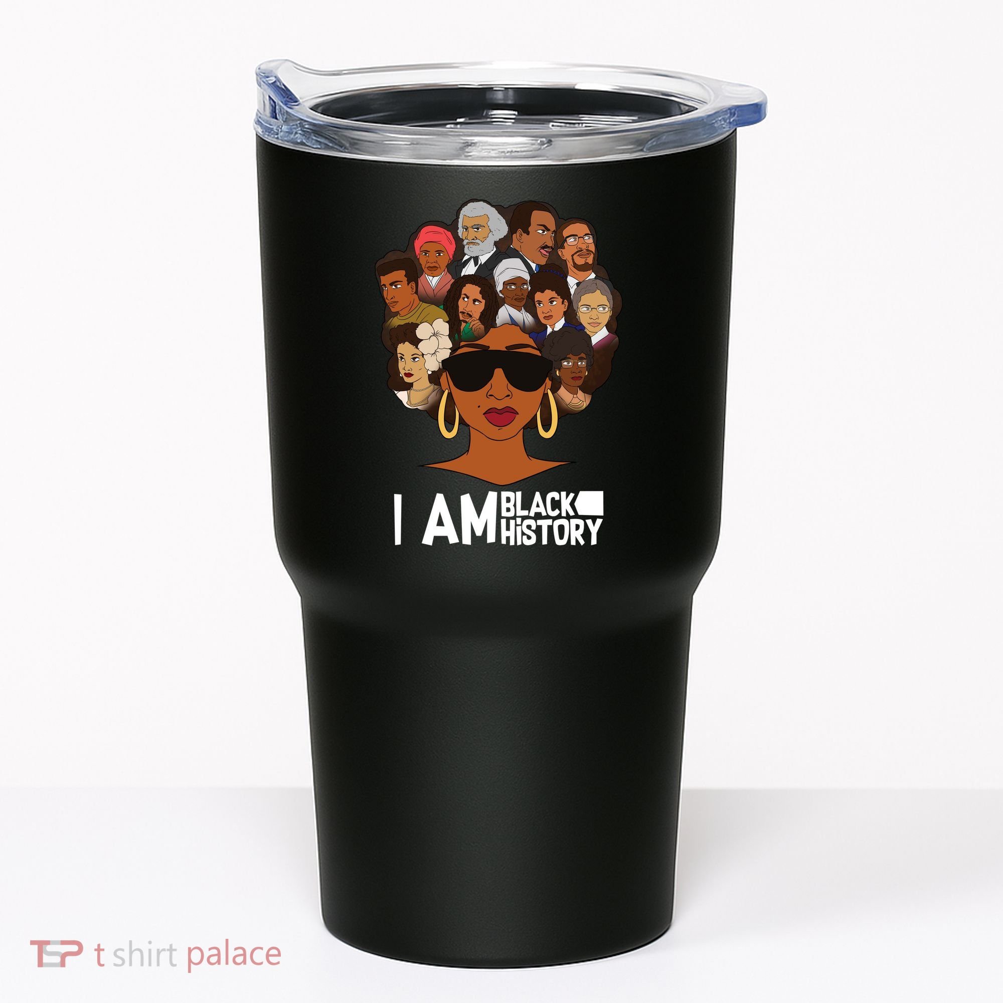 I Am Black History Love My Roots Tumbler