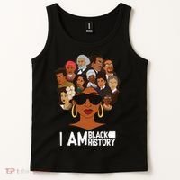 I Am Black History Love My Roots Tank Top thumb 2