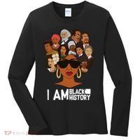 I Am Black History Love My Roots Women's Long Sleeve Shirt thumb 0