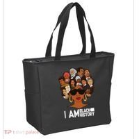 I Am Black History Love My Roots Tote Bag thumb 2