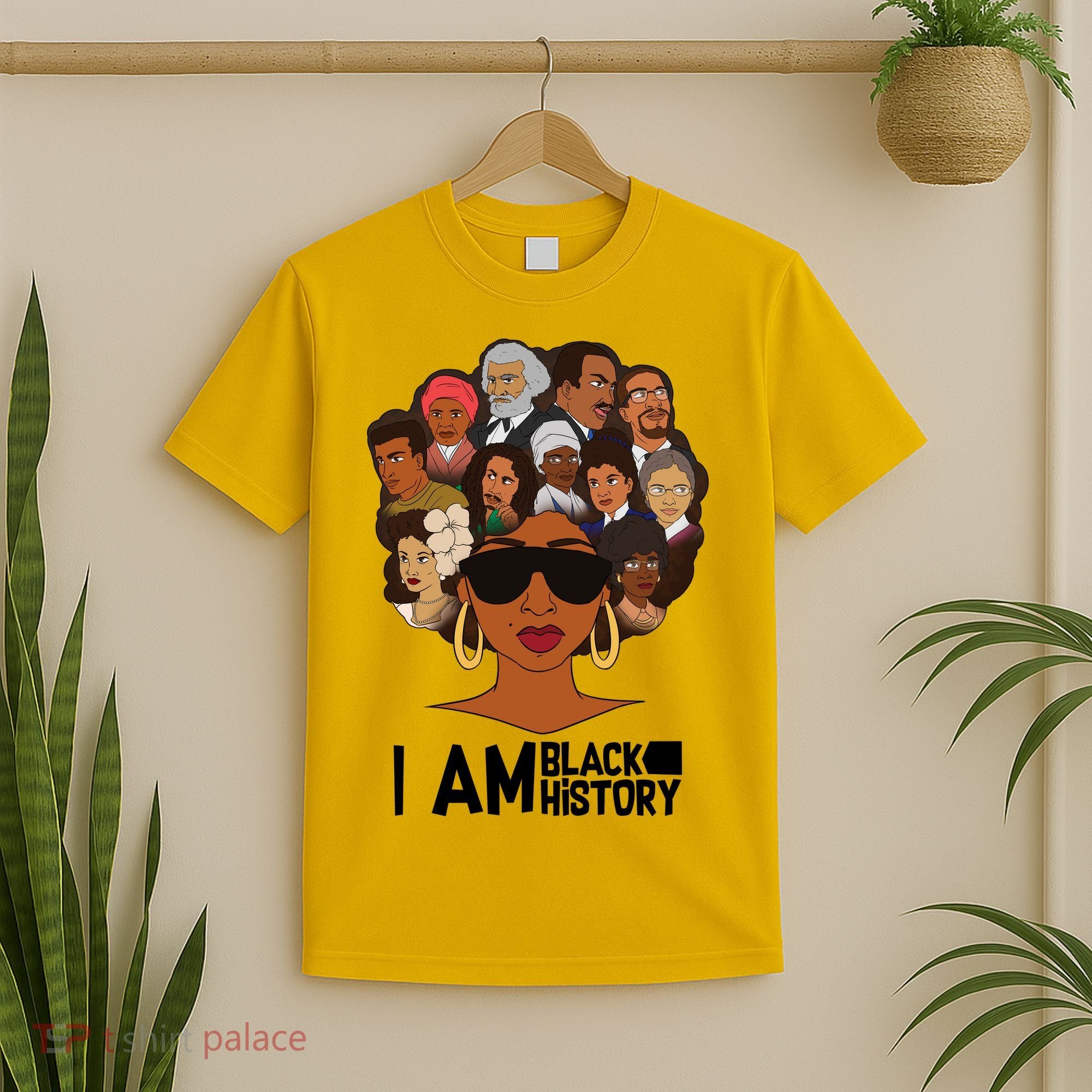 I Am Black History Love My Roots T-Shirt