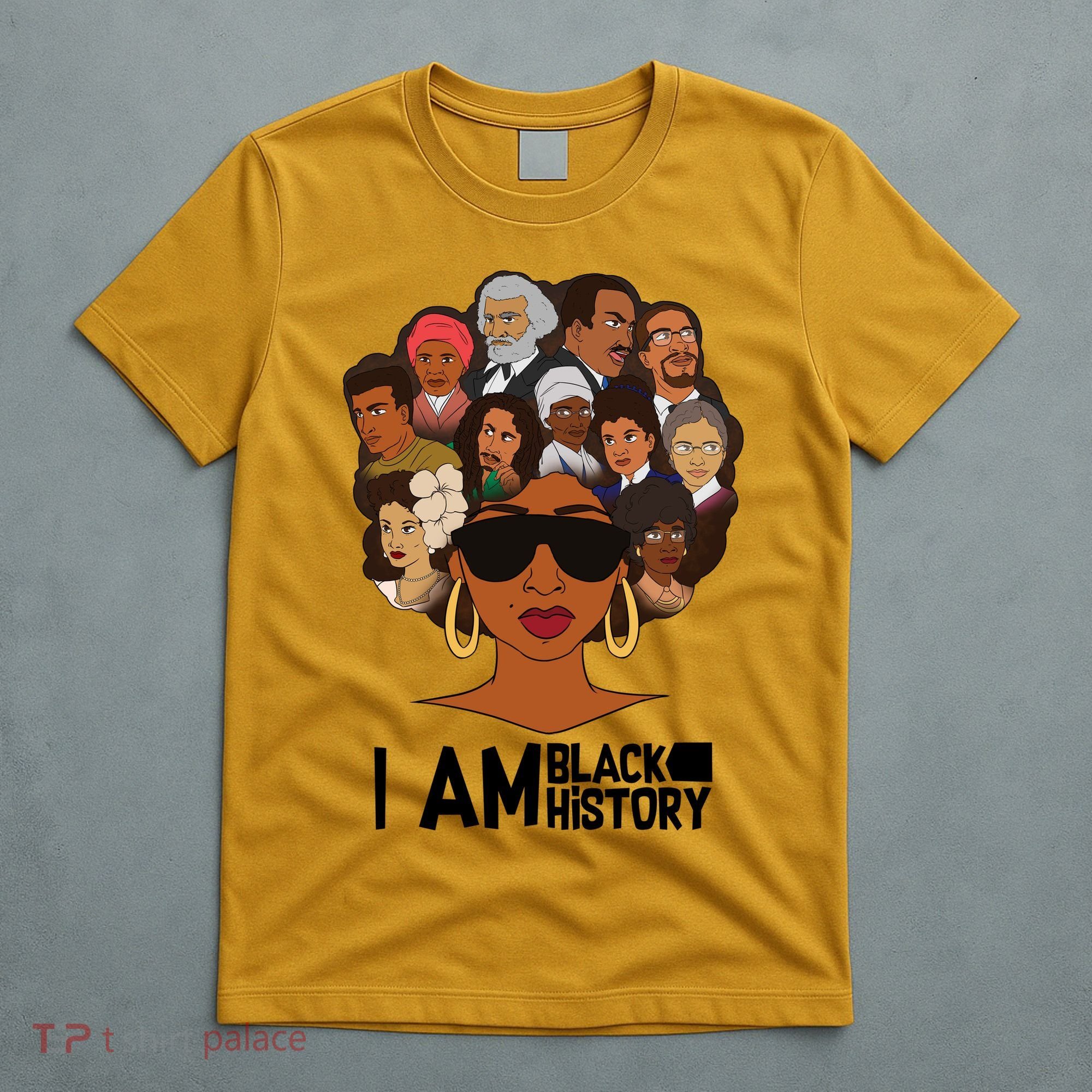 I Am Black History Love My Roots T-Shirt