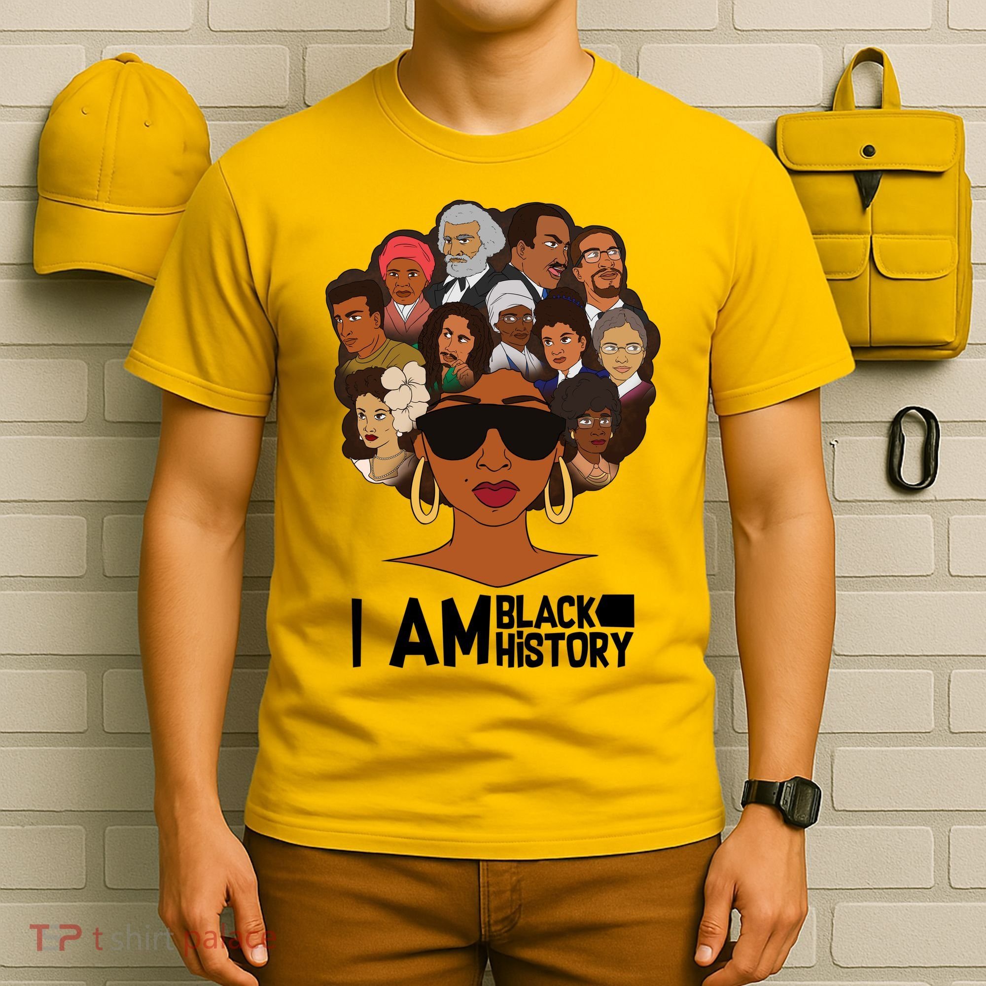 I Am Black History Love My Roots T-Shirt