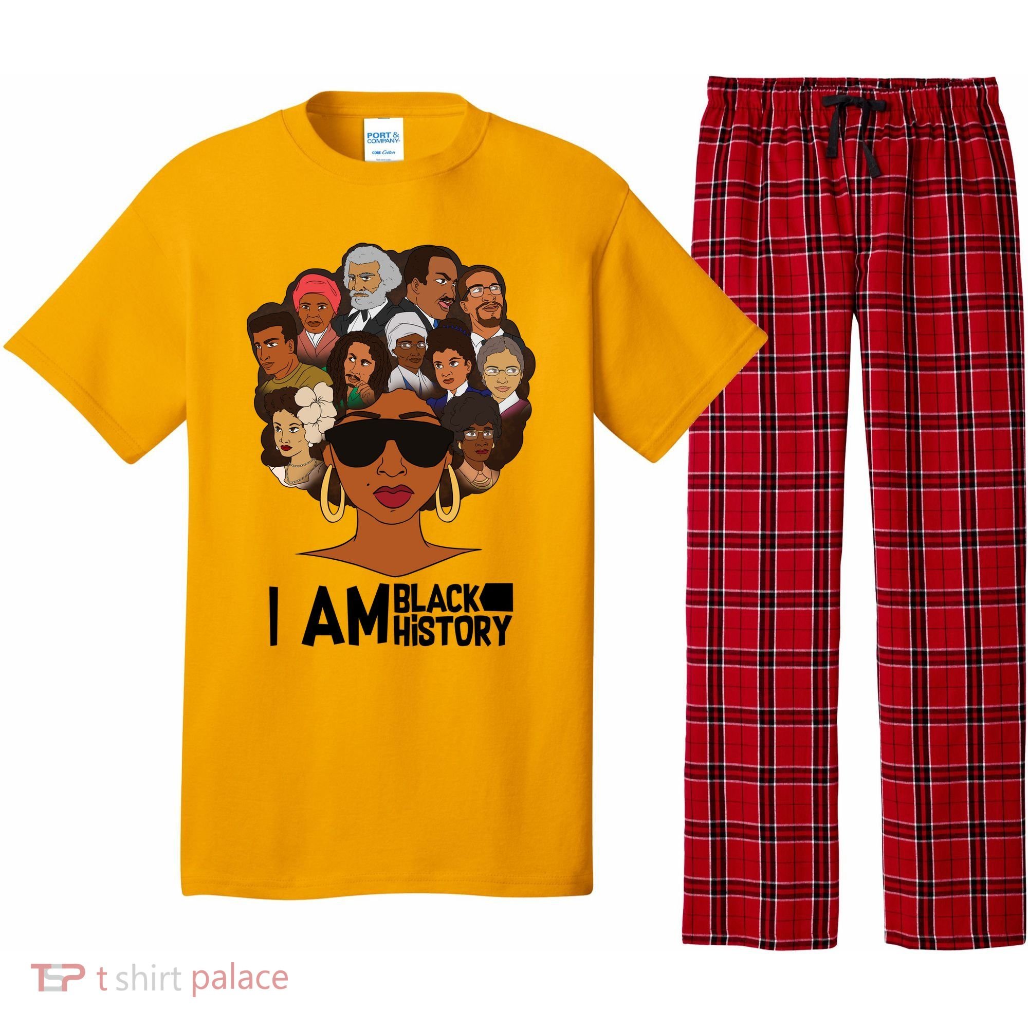 I Am Black History Love My Roots Pajama Set