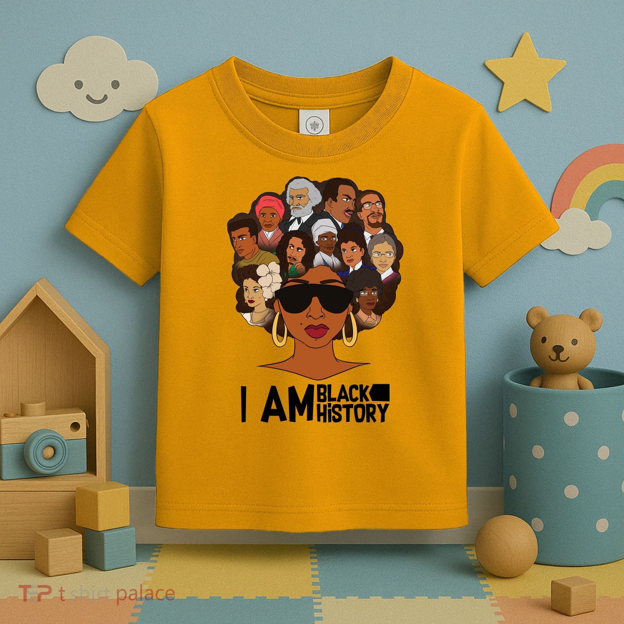 I Am Black History Love My Roots Toddler T-Shirt