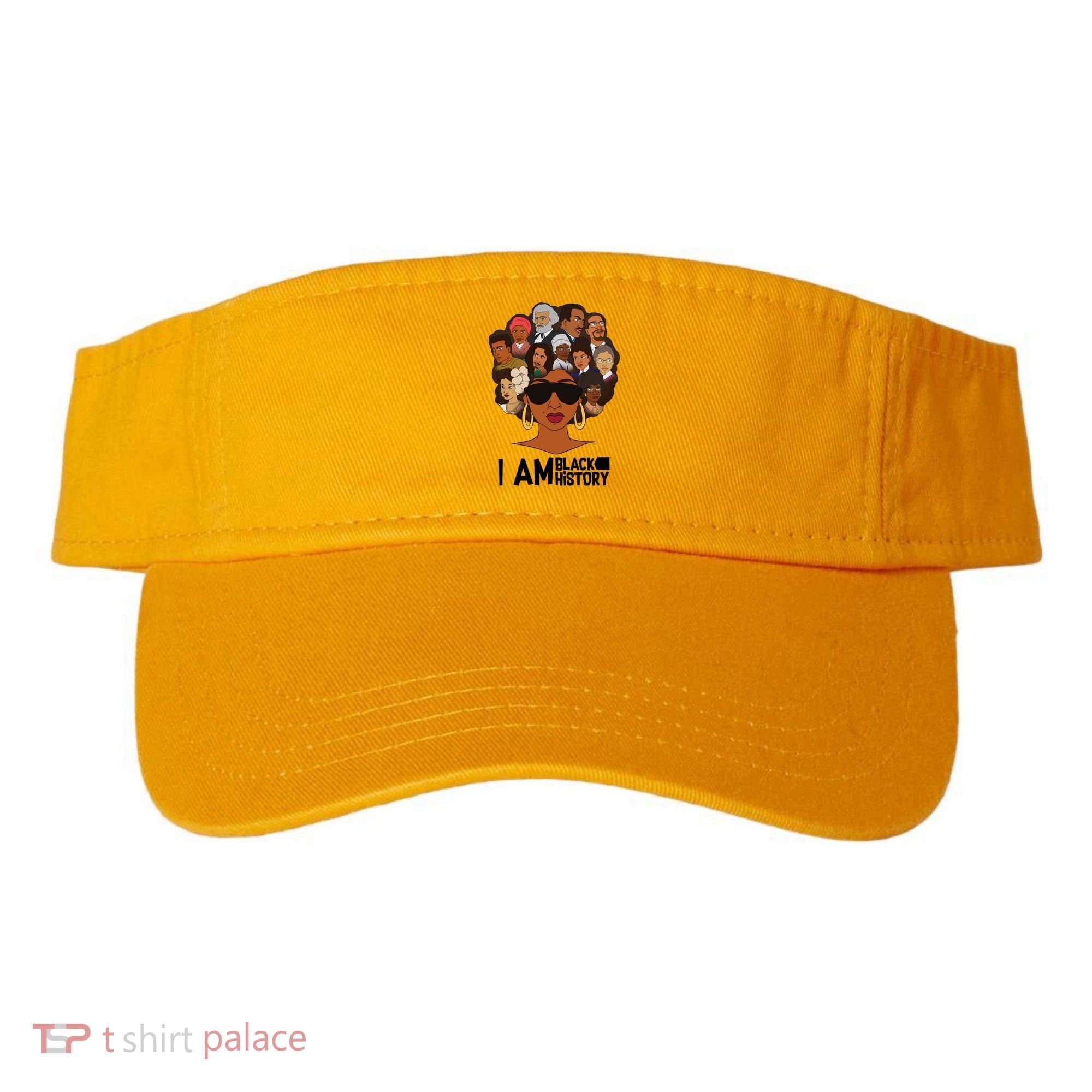 I Am Black History Love My Roots Visor